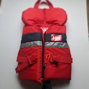 Helly Hansen red water safety life swimming jacket infant size